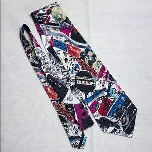 The Beatles Collection Apple Corps “Memorabilia” Silk Tie